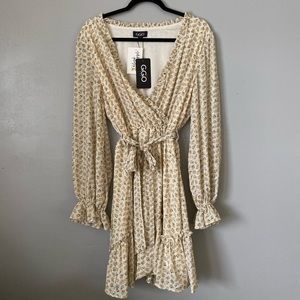 Mid length boho, flowy dress